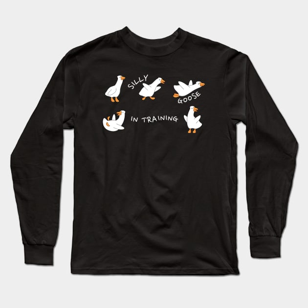 Silly Goose in Training Long Sleeve T-Shirt by Unified by Design